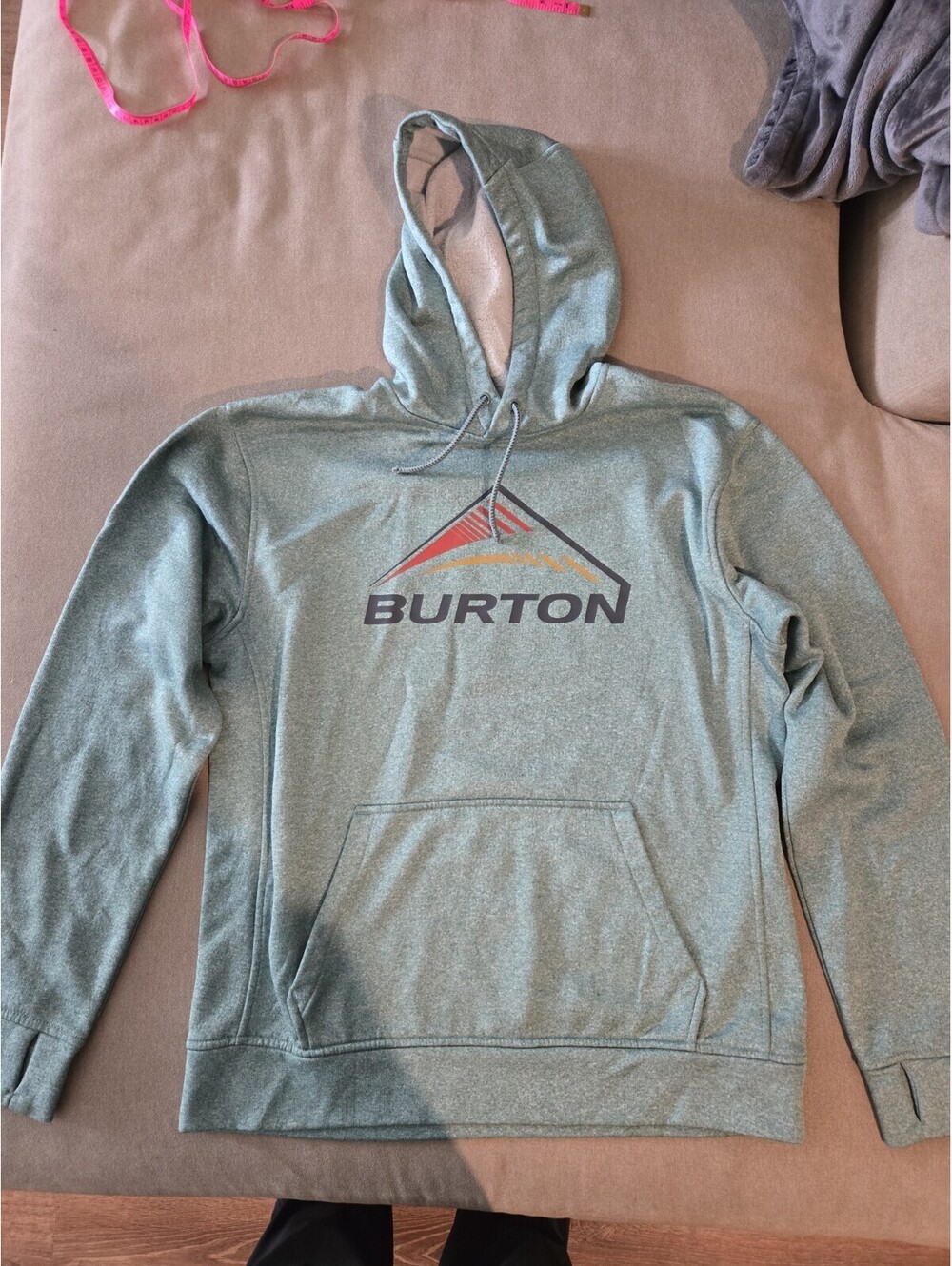 Burton Hoodie Size L Logo